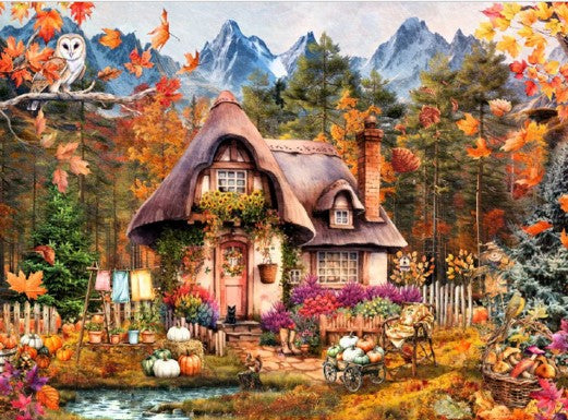 Pumpkin Cottage 1000 pc Puzzle
