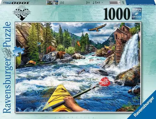 Whitewater Kayaking 1000 pc