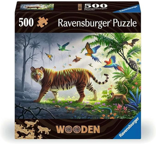 Wooden Puzzle Tiger 500pc
