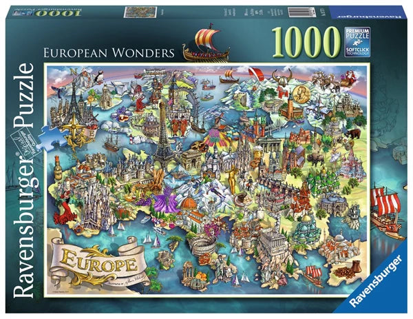 European Wonders 1000 pc