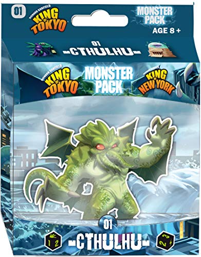 IELLO: King of Tokyo Cthulhu Monster Game Pack, Includes King of Tokyo & King of New York, 30 Minute Play Time, 2 to 6 Players, For Ages 10 and Up