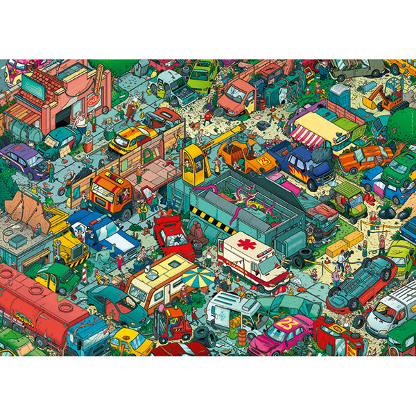 1000pc, Car Cemetary, Lectrr Triangle Box