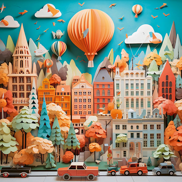 Paper-Like, Townscape 1000 pc Square