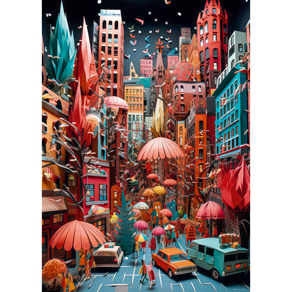 1000pc, Street Canyon, Paper-Like