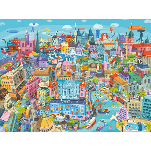 1500pc, Good Old Europe, Vidak Triangle Box