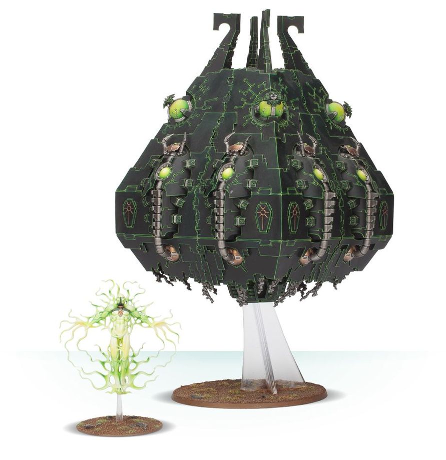Necrons Tesseract Vault/Obelisk and Transcendent C’tan