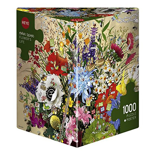 1000pcs, Flower's Life, Degano Triangular