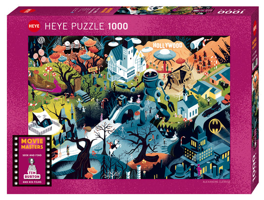 1000 pc Tim Burton Films