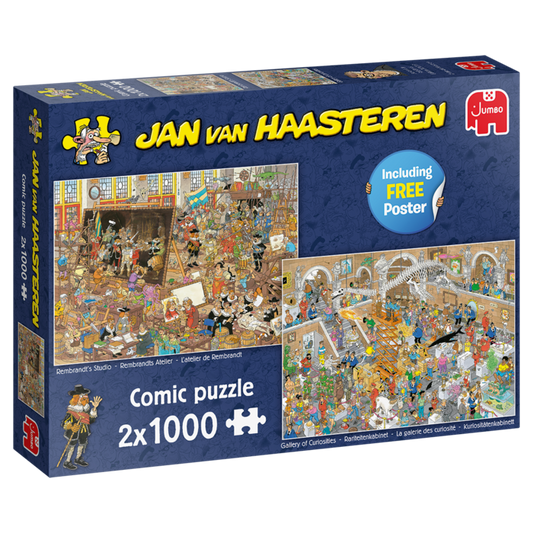 JvH 2 x 1000 pc Trip to the Museum with Free Poster