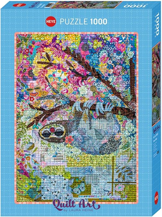 1000pc, Sloth, Quilt Art