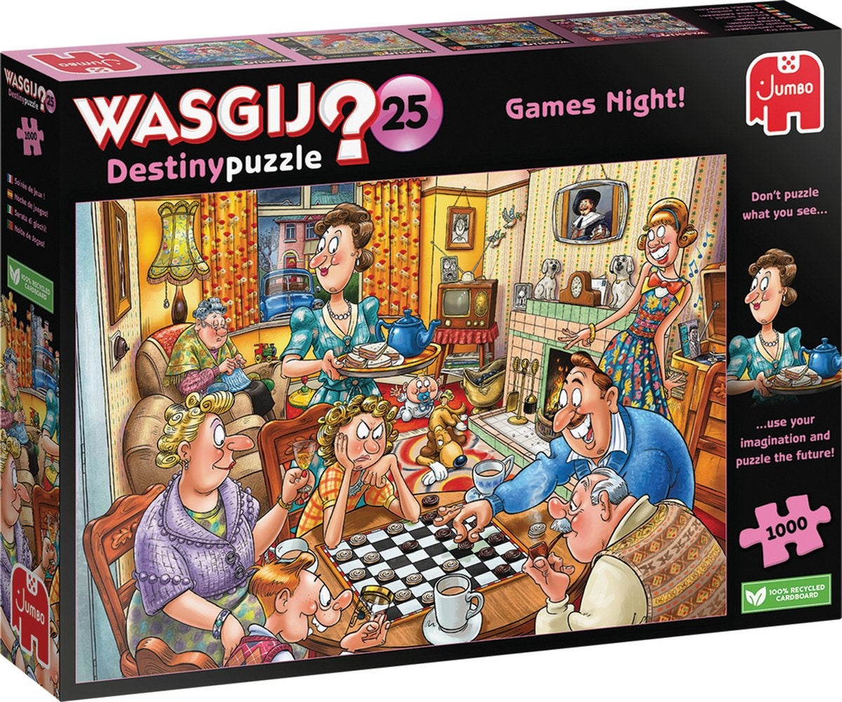 WASGIJ 1000 Pc Destiny #25 Games Night