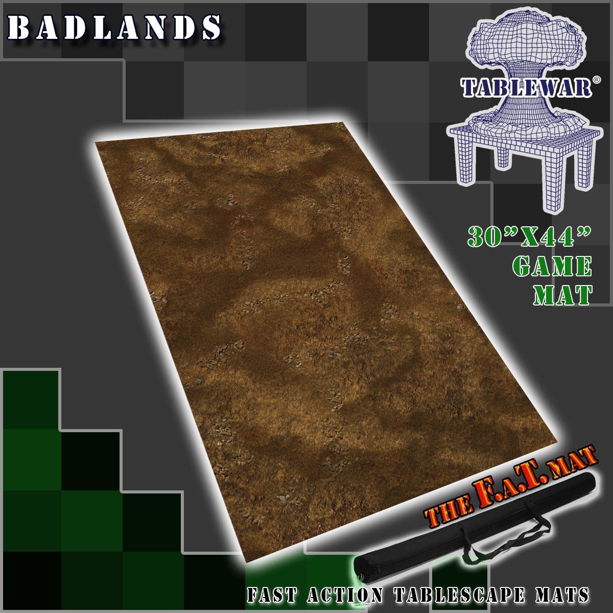 F.A.T. Battlemats Badlands 30"x44"