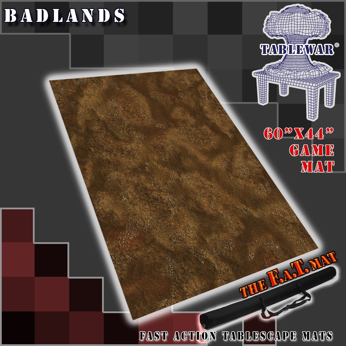 F.A.T. Battlemats Urban Badlands 60"x44"