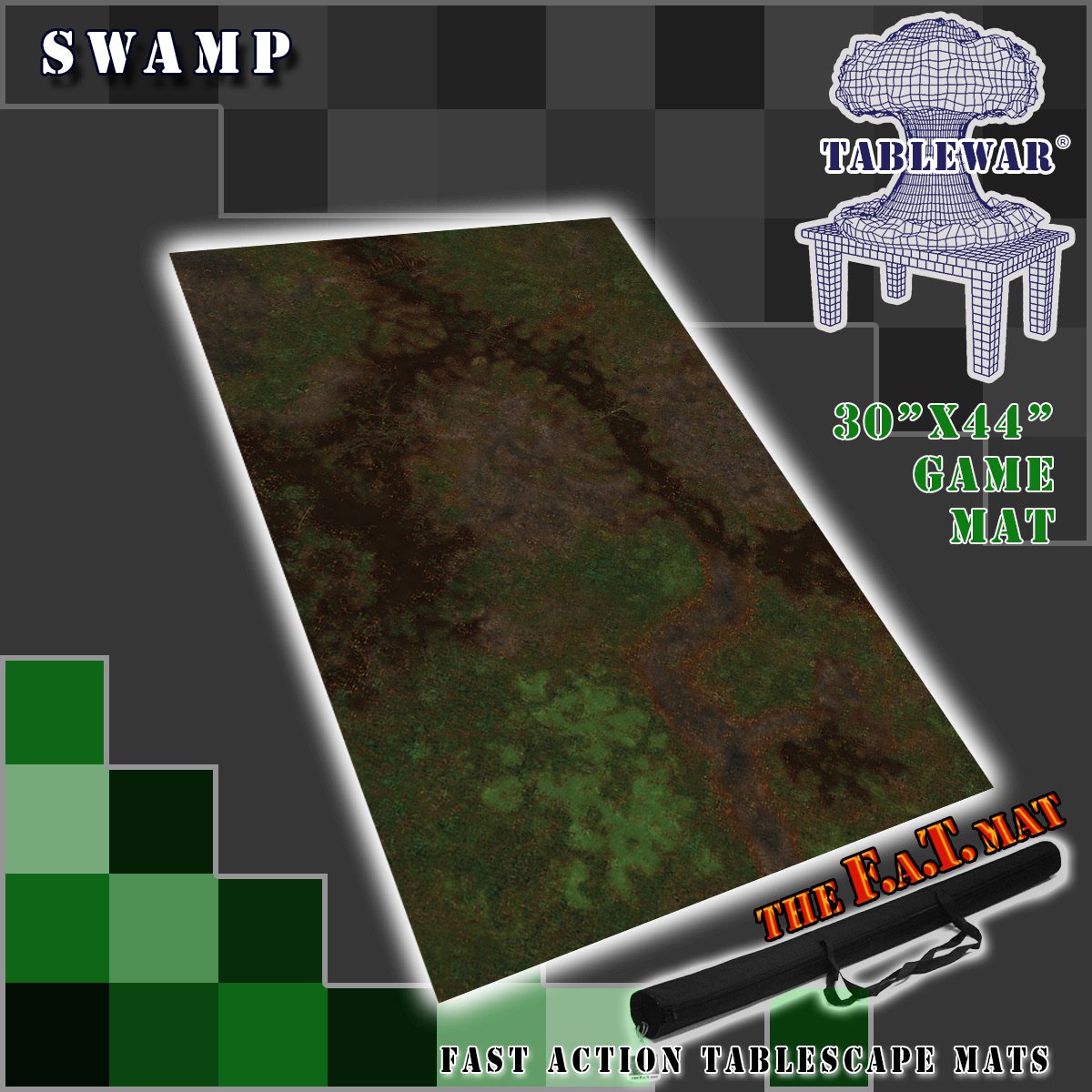 F.A.T. Battlemats Swamp 30"x44"