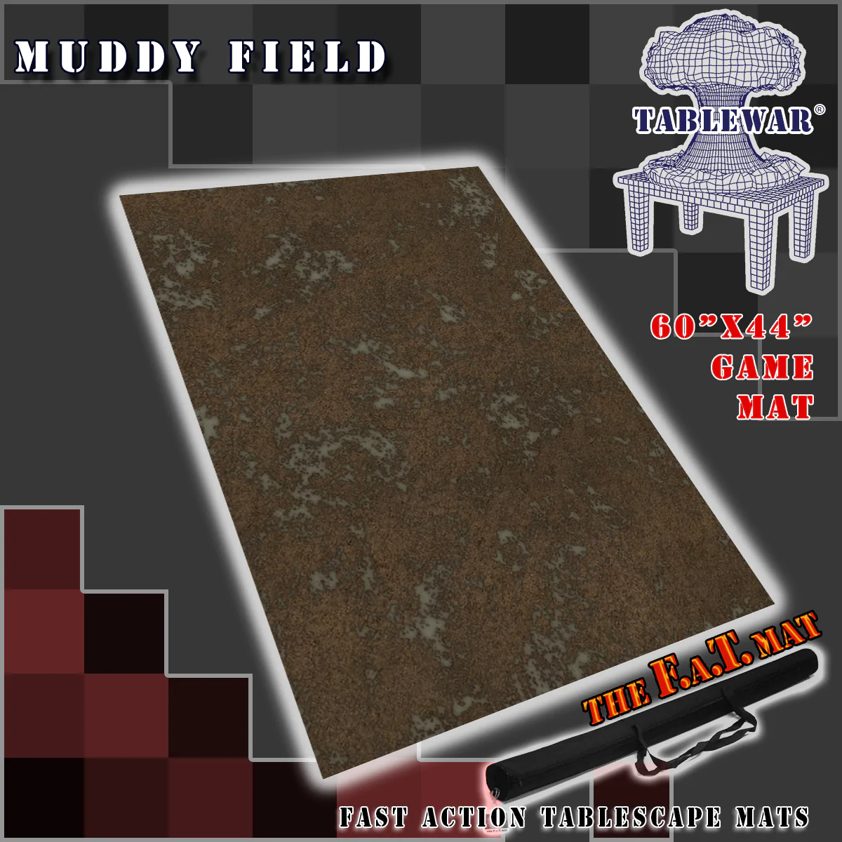 F.A.T. Battlemats Muddy 30"x44"