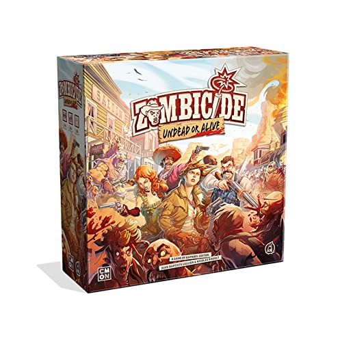 Zombicide: Undead or Alive Strategy Cooperative Game for Teens and Adults | Zombie | Ages 14+ | 1-6 Players | Avg. Playtime 1 Hour | Made by CMON
