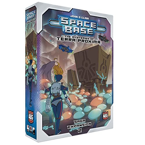 Space Base The Mysteries of Terra Proxima Expansion -, Dice Game, Play The Story, Explore The Planet, Discover The Secrets, 2 to 5 Players, 60 Minute Play Time, for Ages 14 and Up
