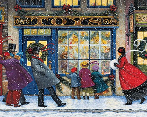 The Toy Shoppe - 1000 Piece Jigsaw Puzzle - Large 24 Inches by 30 Inches Puzzle - Made in USA - Unique Cut Interlocking Pieces