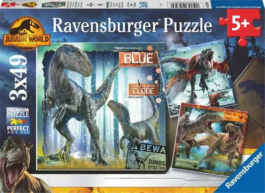 Jurassic World - Restricted Access 3x49 pieces
