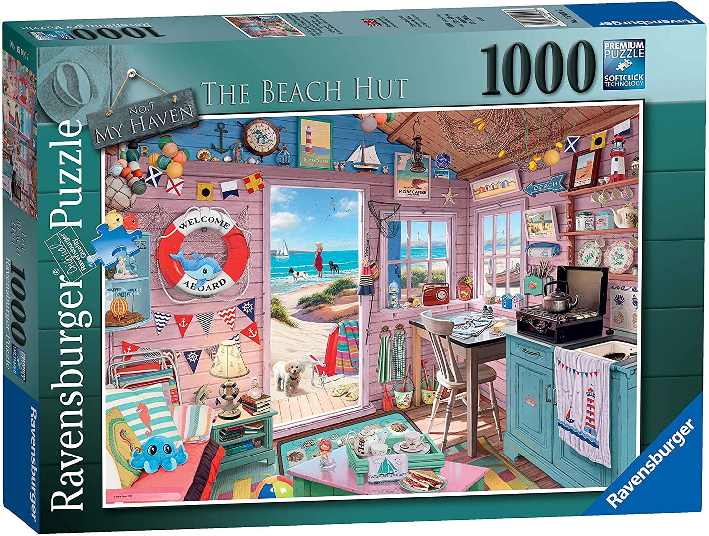 My Beach Hut, My Haven No 7 1000p