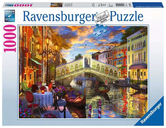 Sunset over Rialto 1000 pc