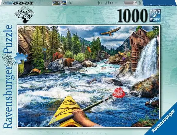 Whitewater Kayaking 1000 pc