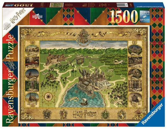 Harry Potter Wizard’s World Map 1500 pc