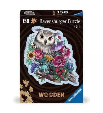 Wooden Owl 150pc