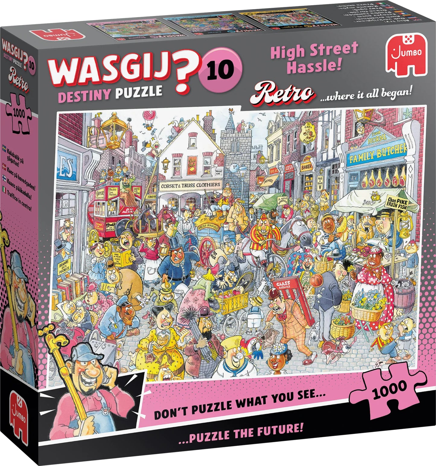 1000pc, WASGIJ Destiny Retro 10, High Street Hassle