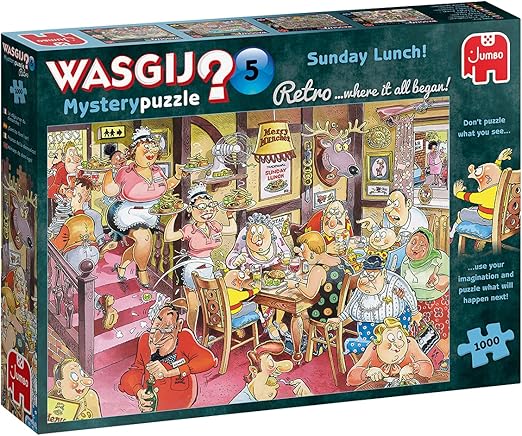 1000 pc, WASGIJ Retro, Mystery #5 Sunday Lunch