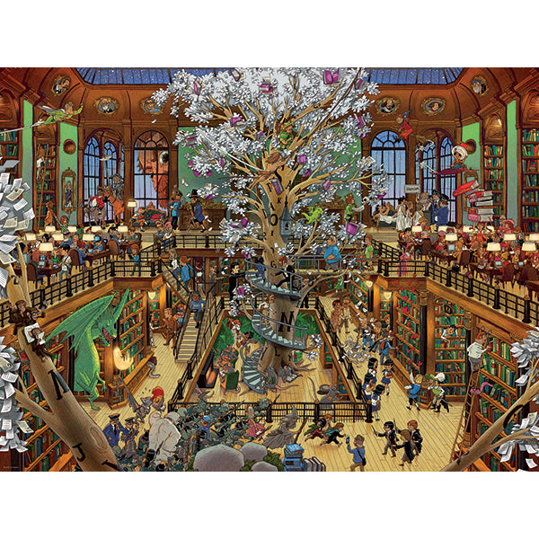 Library, Oesterle 1500 pc Triangle Box
