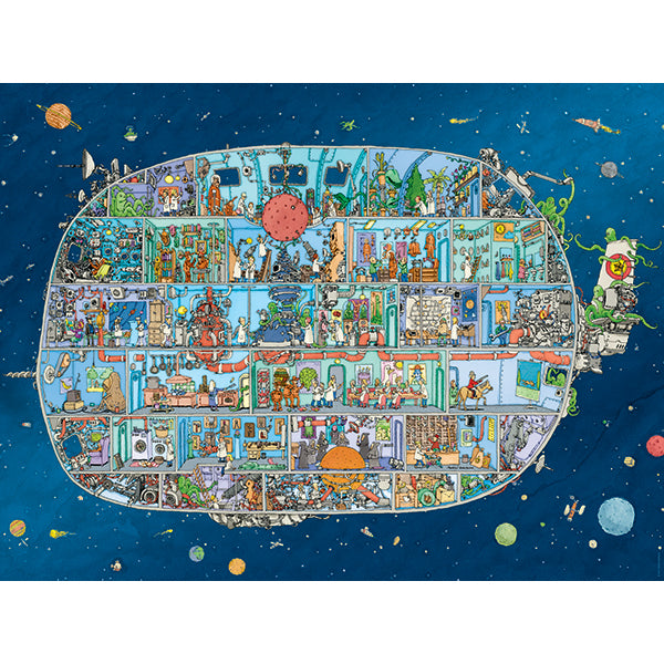 Space Ship 1500 Pc Triangle Box