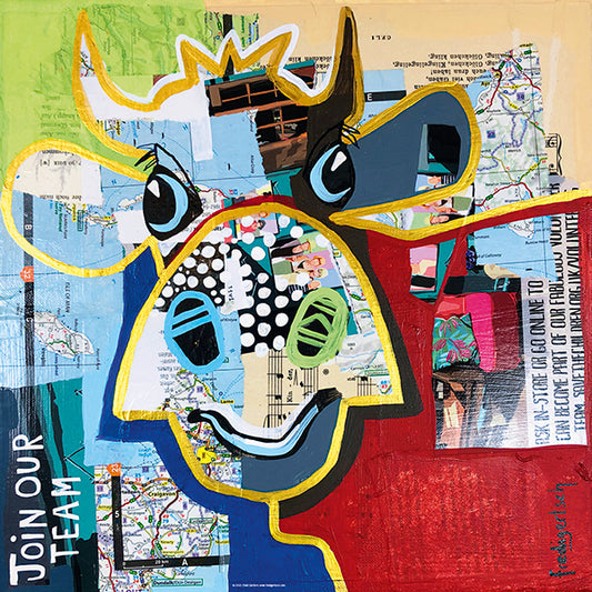 Dotted Cows, Cool Cattle 1000 Square
