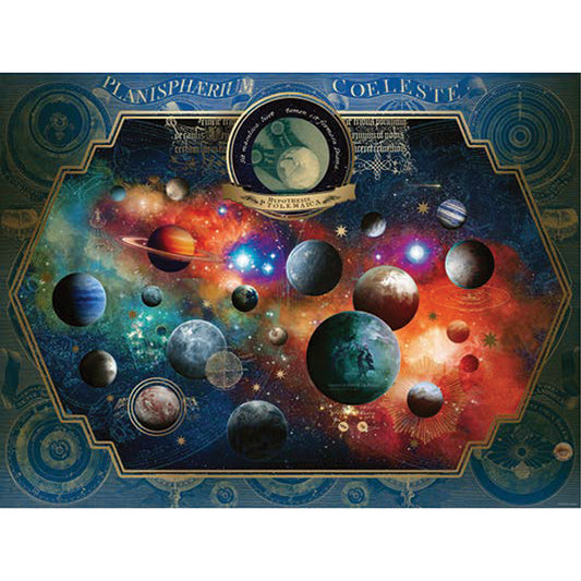 1500pc, Space World, Map Art Triangle Box