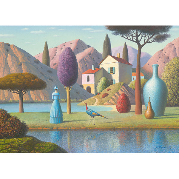 Lady in Blue 1000 pc