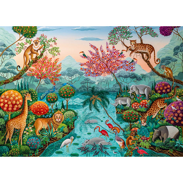 1000pc, Lagoon Paradise, Exotic Garden