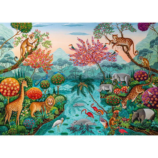 1000pc, Lagoon Paradise, Exotic Garden
