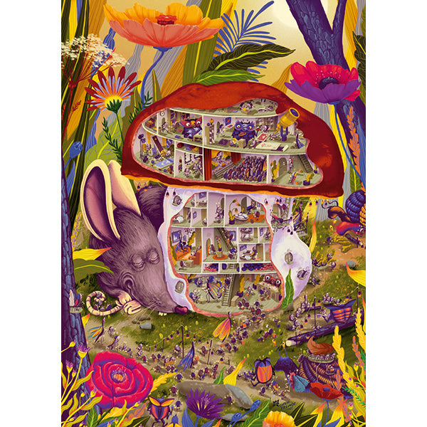 1000pc, Living Mushroom, Superfreunde Triangle Box