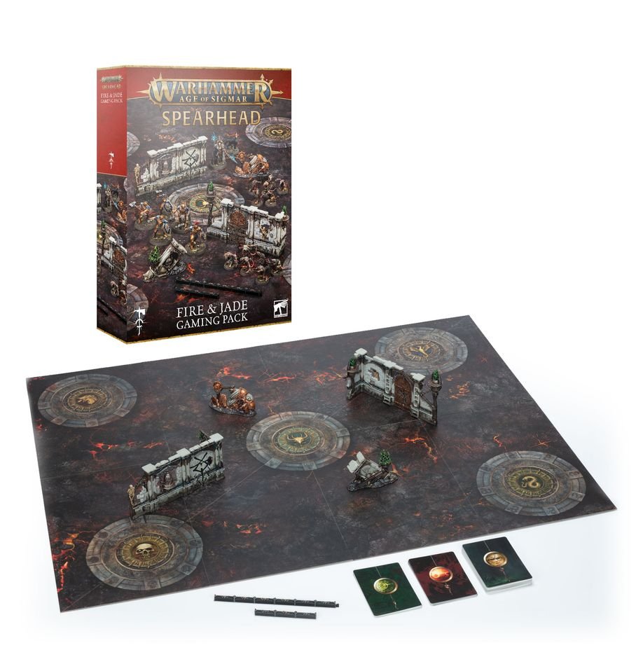 Age of Sigmar Spearhead: Fire & Jade Gaming Pack (English)