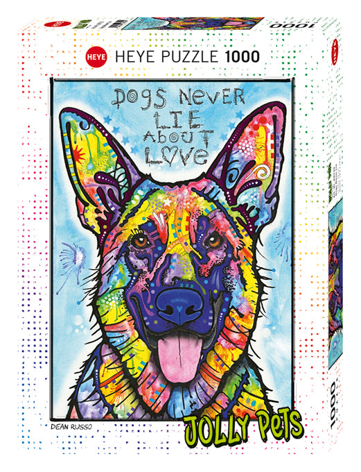 1000 pc Dogs Never Lie, Jolly Pets