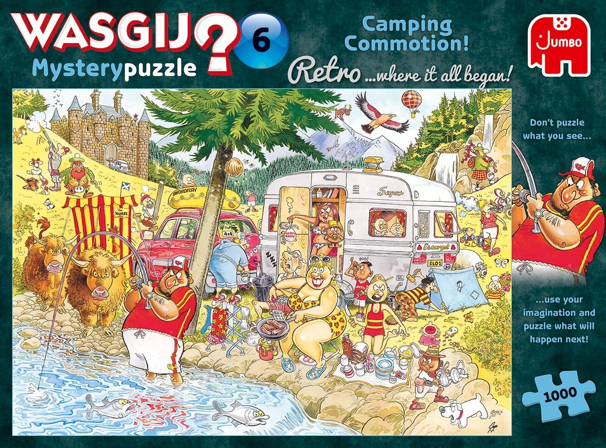 WASGIJ Mystery #6, Camping Commotion, 1000 pcs
