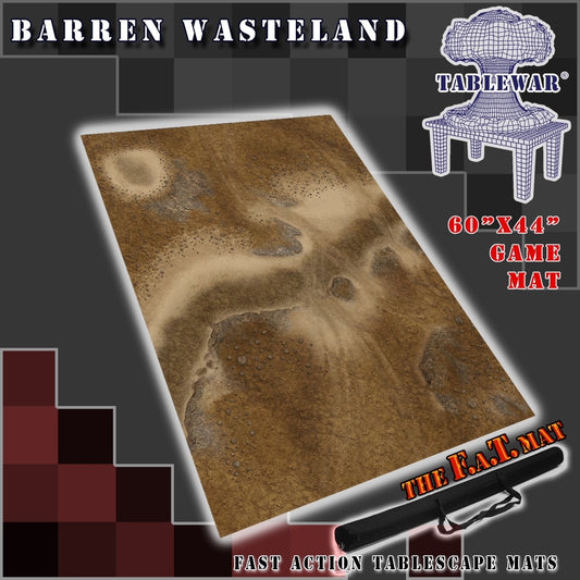 F.A.T. Battlemats Barren Wasteland 60"x44"