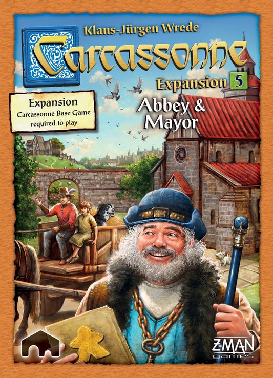 Carcassonne Abbey & Mayor EXPANSION 5