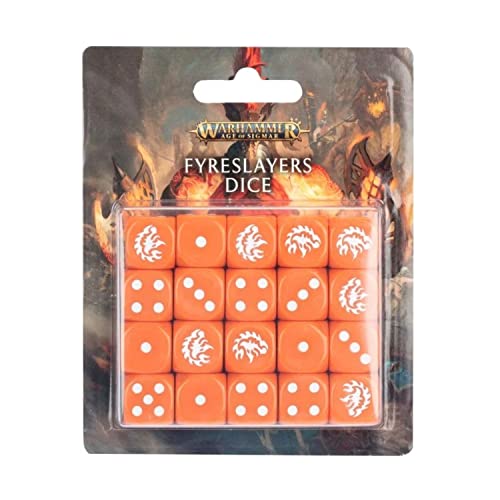 Warhammer Age of Sigmar Fyreslayers Dice