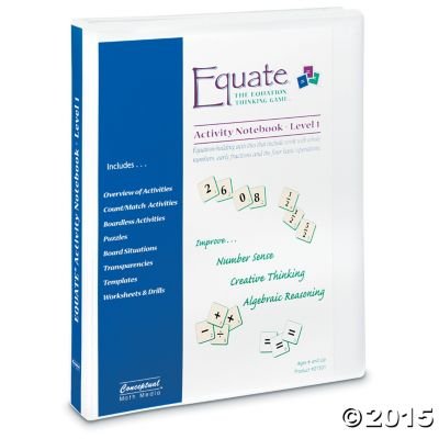 Equate Activity Notebook, Level 1, Grades 1 And Up