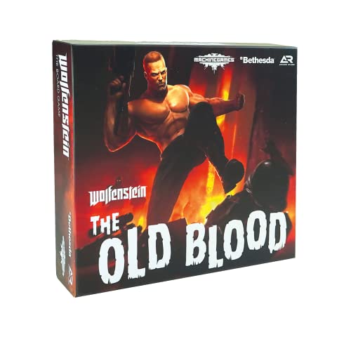 Archon Studio Wolfenstein: The Board Game: Old Blood Expansion – 1-4 Players – 60-90 Mins of Gameplay - Board Games for Family Game Night – Teens & Adults Ages 14+ - English (ARCWOLF0002)