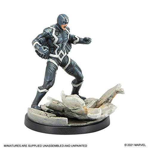 Marvel Crisis: Protocol– Black Bolt & Medusa| Marvel Miniatures Game | Strategy Game for Teens and Adults | Ages 14+ |for 2+ Players | Average Playtime 45 Minutes | Made by Atomic Mass Games