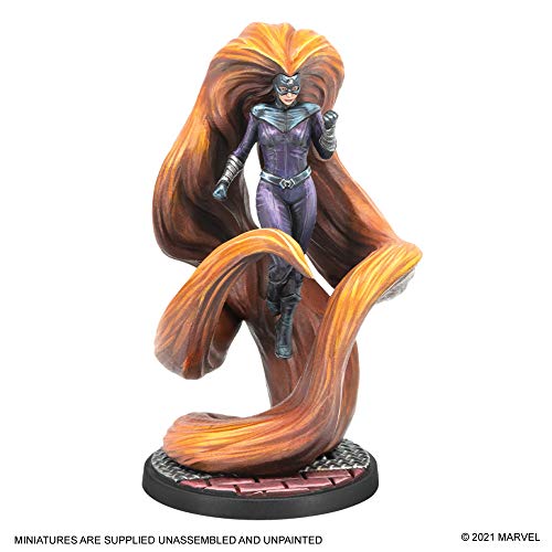 Marvel Crisis: Protocol– Black Bolt & Medusa| Marvel Miniatures Game | Strategy Game for Teens and Adults | Ages 14+ |for 2+ Players | Average Playtime 45 Minutes | Made by Atomic Mass Games