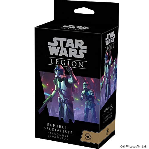 Star Wars Legion: Republic Specialists Personnel Expansion - Two Player Miniatures Battle Game - Strategy Game for Adults and Teens - Ages 14+ - Avg. Playtime 3 Hours - Made by Atomic Mass Games