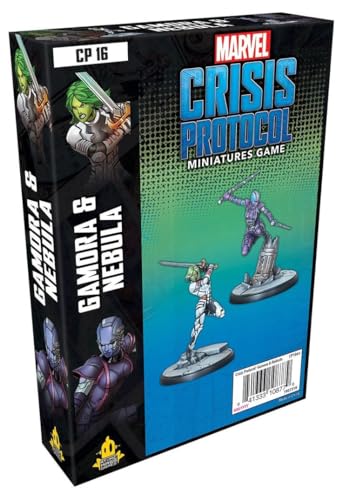 Marvel Crisis Protocol: Gamora and Nebula - Marvel Miniatures Game - Strategy Game for Teens and Adults - Ages 14+ - for 2 Players - Average Playtime 45 Minutes - Made by Atomic Mass Games